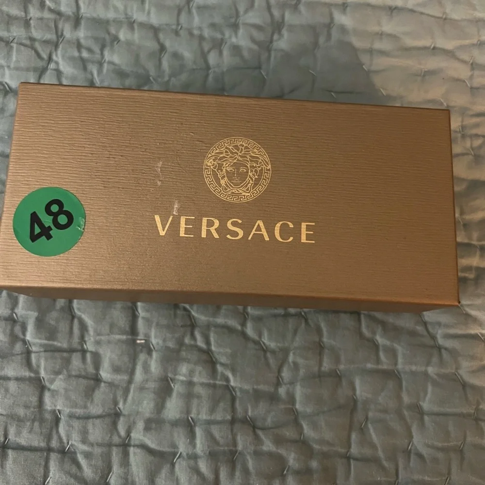 Versace Red and Black Sunglasses - Picture 8 of 10